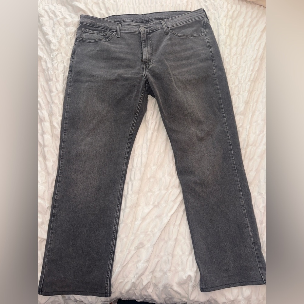 Levi's Men's 514 Straight Fit Dark Grey Jeans